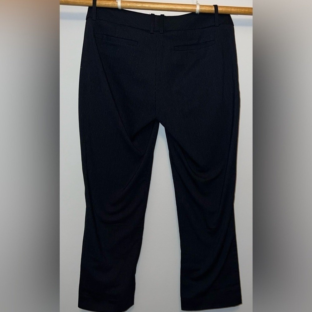 The Limited black pinstripe Drew Fit dress pants Size 6 #521 - Picture 2 of 5